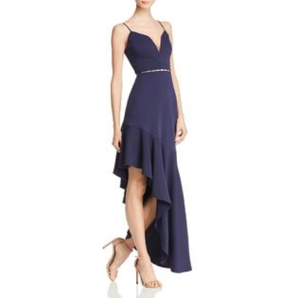 BCBGMaxAzria Dresses & Skirts - BCBGMaxAzria Paula Asymmetrical Cutout Gown NWT
